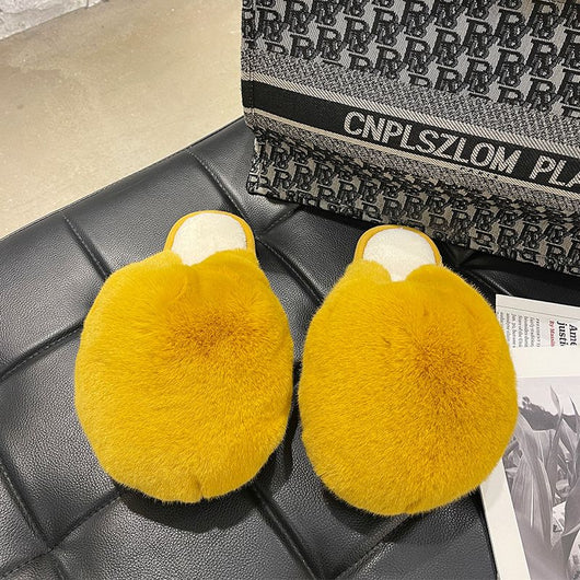 Pantuflas Planas para Mujer con Peluche en la Punta - Image 6