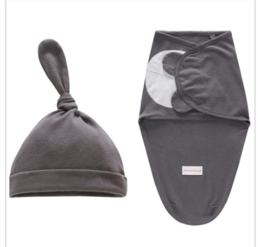 Saco de Dormir Envolvente para Recién Nacido con Gorro - Image 59