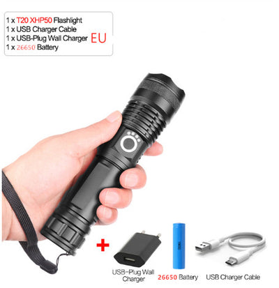 Linterna LED Zoom P50 con Carga USB - Image 63