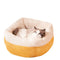 Cama Circular Lavable para Gatos y Perros - Nido Acogedor Antiestrés
