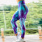Leggins Deportivos de Cintura Alta con Estampado Tie-dye, Secado Rápido y Elasticidad Premium