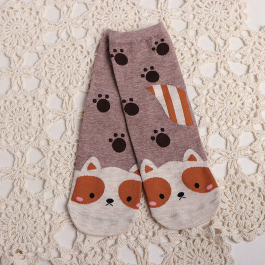 Calcetines Estampados Animales Divertidos para Mujer