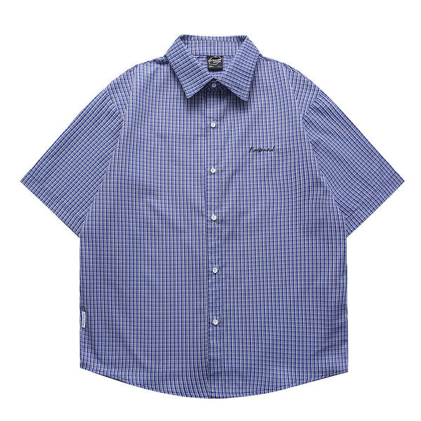 Camisa de Trabajo Manga Media Suelta y Cómoda