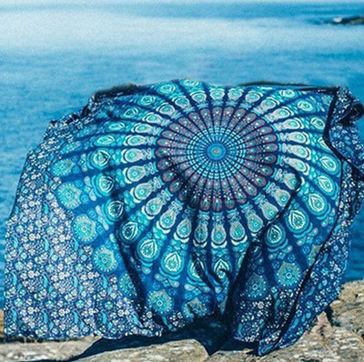Tapiz Pavo Real Azul para Hombre - Image 3