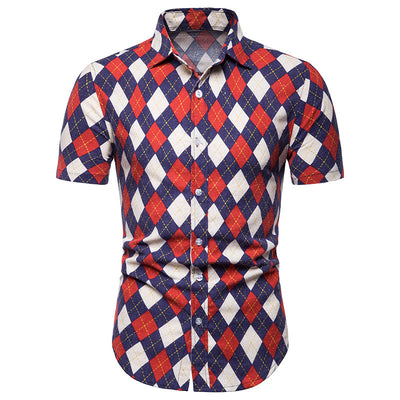 Camisa Casual de Playa para Hombre con Estampado - Image 5