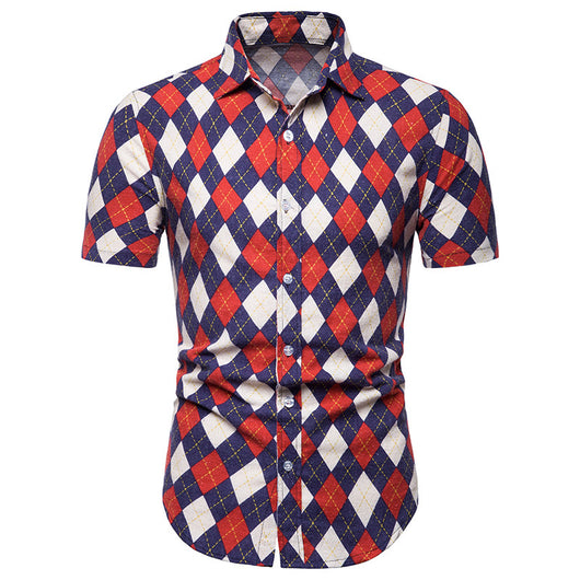 Camisa Casual de Playa para Hombre con Estampado - Image 5