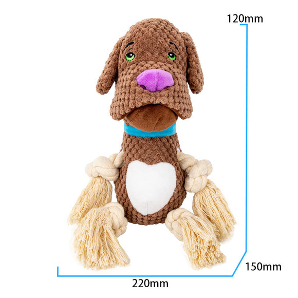Juguete Interactivo para Perros con Sonido y Papel Crujiente - Resistente a Mordidas