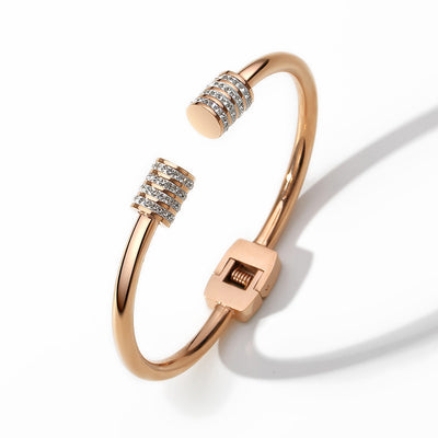 Pulsera Cilíndrica de Arcilla Artesanal