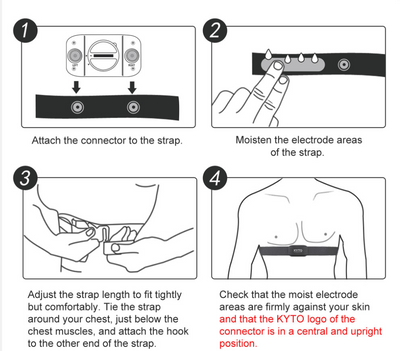 Monitor de Frecuencia Cardíaca Bluetooth con Banda Pectoral Inteligente Impermeable - Image 13