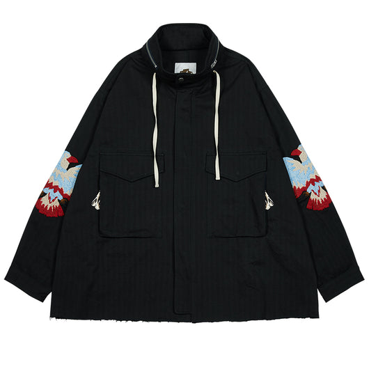 Chaqueta de Trabajo Suelta con Bolsillos - Image 13