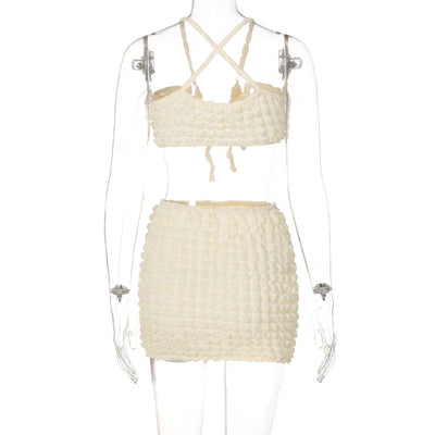 Falda Ajustada para Mujer con Tirantes Halter y Breteles Finos - Image 13