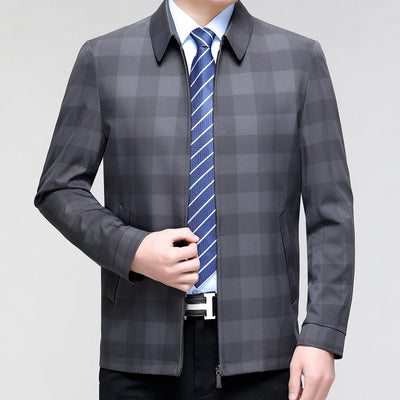 Blazer Cuadros Solapa Americana Ejecutivo Casual