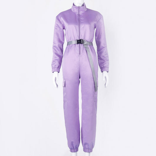 Jumpsuit con Cuello Alzado y Bolsillos Amplios - Image 28