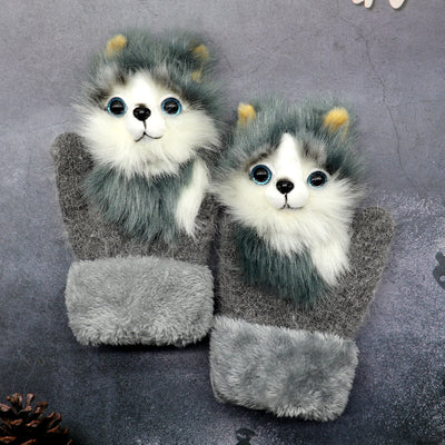 Guantes Térmicos Infantiles de Felpa con Diseños de Animales - Image 10