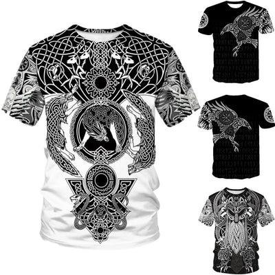 Playera Harajuku Estilo Retro con Impresión Digital 3D Unisex - Image 10