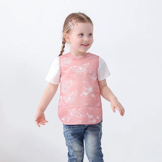 Babero Reversible Impermeable con Protección Frontal para Bebés