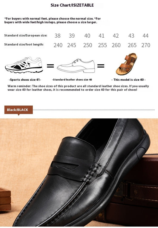 Zapatos de Cuero para Hombre Otoño Suela Blanda y Cómoda - Image 7