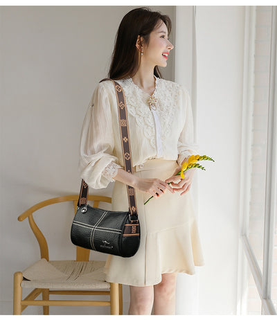 Bolso de Cuero Genuino para Mujer con Costuras Artesanales - Image 13