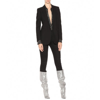 Botas Altas Brillantes con Tacón para Fiesta y Noche - Image 13
