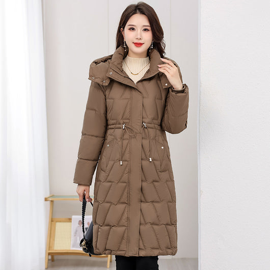 Abrigo Acolchado Slim Fit Talla Grande para Mujer - Invierno - Image 9