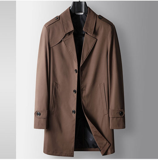Gabardina de Negocios Juvenil Premium - Corte Clásico Solapa Italiana - Image 18