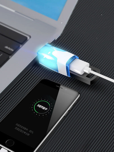 Cargador Vehicular USB con Convertidor de Datos y Extensión - Image 4
