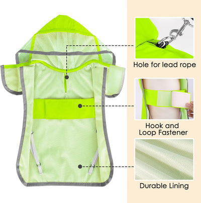 Impermeable para Perros Pequeños con Capucha Transparente - Image 20