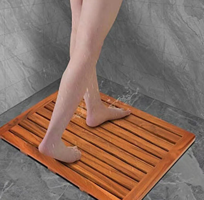 Tapete de Madera Maciza Antideslizante para Baño y Ducha - Image 7