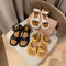 Sandalias Plataforma Abierta con Hebilla y Base Plana