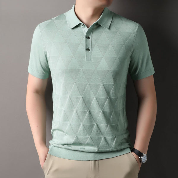 Camiseta Manga Corta Hombre Ice Silk Transpirable Secado Rápido - Image 6