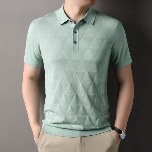 Camiseta Manga Corta Hombre Ice Silk Transpirable Secado Rápido - Image 6