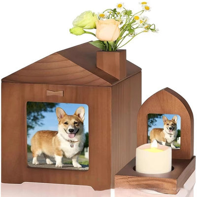 Urna Funeraria de Madera Maciza para Mascotas - Caja Conmemorativa Premium - Image 12