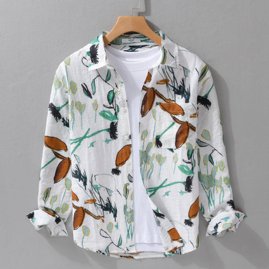 Camisa Casual Ancha Versátil para Hombre - Image 2