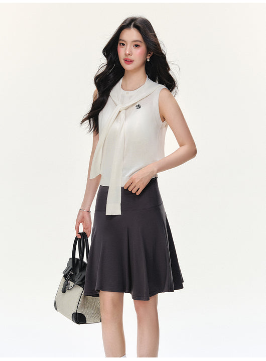Chaleco Tejido Ice Silk sin Mangas - Blusa Suelta y Fresca - Image 25