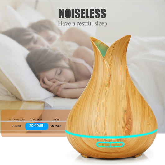 Difusor Humidificador Aromático con Luz LED y Diseño en Madera - Image 12