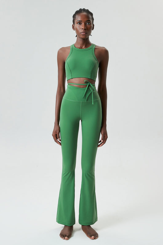 Pantalones Yoga Ajustados con Cordón para Mujer Tallas Grandes - Image 19