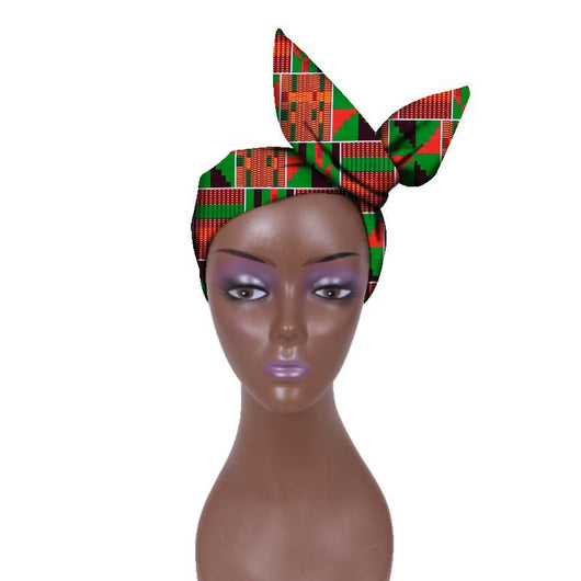 Cinta para la Cabeza Ankara Ajustable - Tela Batik Conmemorativa - Image 50