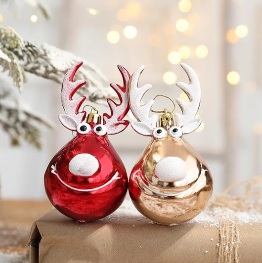 Bolas Navideñas Colgantes de Plástico para Techo - Image 15