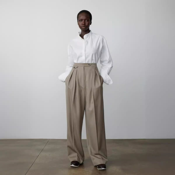 Pantalones Rectos Anchos Casuales para Mujer
