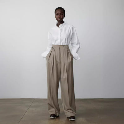 Pantalones Rectos Anchos Casuales para Mujer