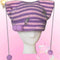 Gorro de Lana Tejido con Orejas de Gato y Pompón