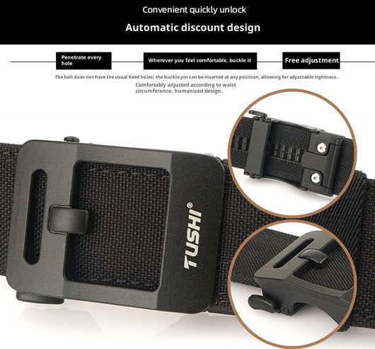 Cinturón Automático de Doble Capa para Hombre - Image 13