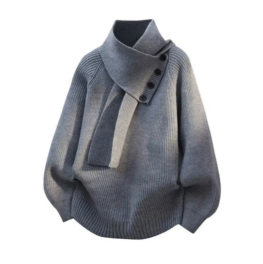 Suéter Tejido para Hombre con Diseño de Botones y Corte Relajado - Image 16