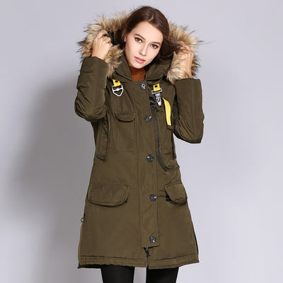 Chaqueta Acolchada Multibolsillos con Estilo Personalizado para Mujer - Image 10