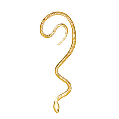 Arete Ear Cuff de Serpiente Vintage con Zirconia - Sin Perforación - Image 4