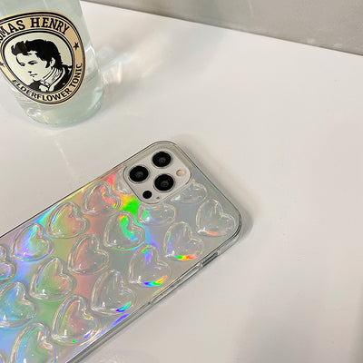 Funda Transparente 3D con Grabado Láser Love para Celular - Image 23