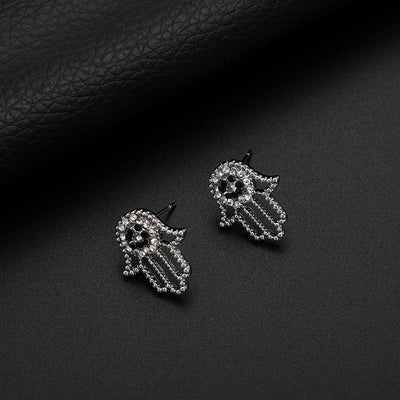 Conjunto de Collar y Aretes de Aleación Retro con Circonitas - Image 7