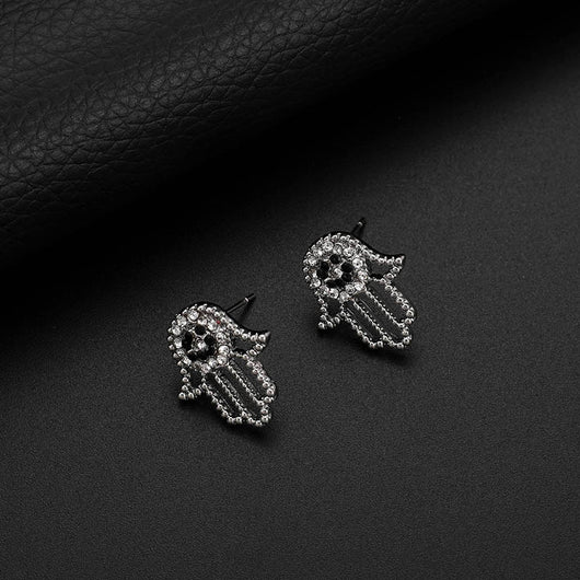 Conjunto de Collar y Aretes de Aleación Retro con Circonitas - Image 7