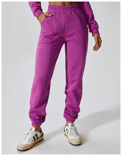 Pantalones Deportivos de Terciopelo Polar para Mujer - Corte Recto y Cómodo - Image 12
