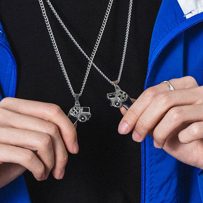Cadena Hip-hop Consola Retro en Acero Titanio - Estilo Urbano Personalizado - Image 13